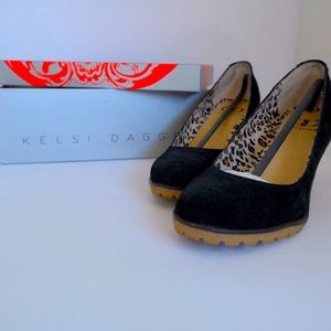 Kelsey Dagger Suede Wedges